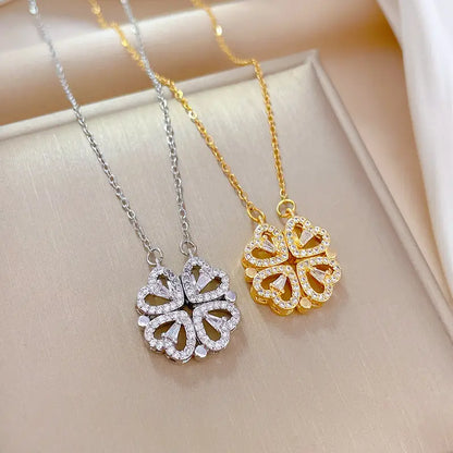 Creative Trendy Elegant Heart Pendant Necklace Decorative Accessories For Holiday .