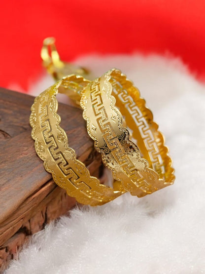 Elanzaa Gold Radiance Bangles