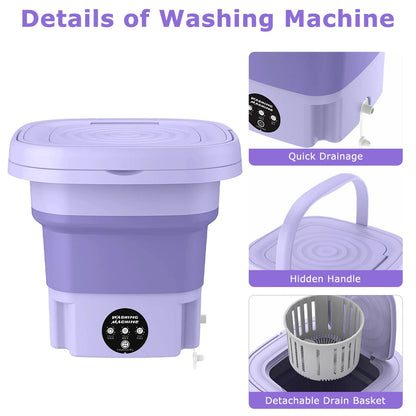 Foldable Washing Machine - AnyTime , Anywhere!