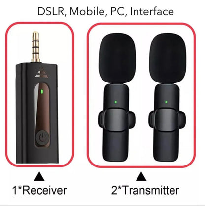 K35 - K36 Dual Wireless Microphone