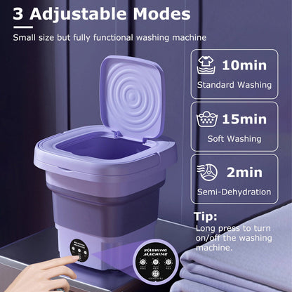 Foldable Washing Machine - AnyTime , Anywhere!